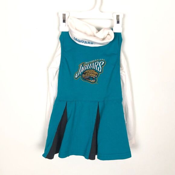 Vintage Mighty Mac Sports Jacquars Blue White Turtleneck Dress Football 2 Pc - Picture 1 of 6